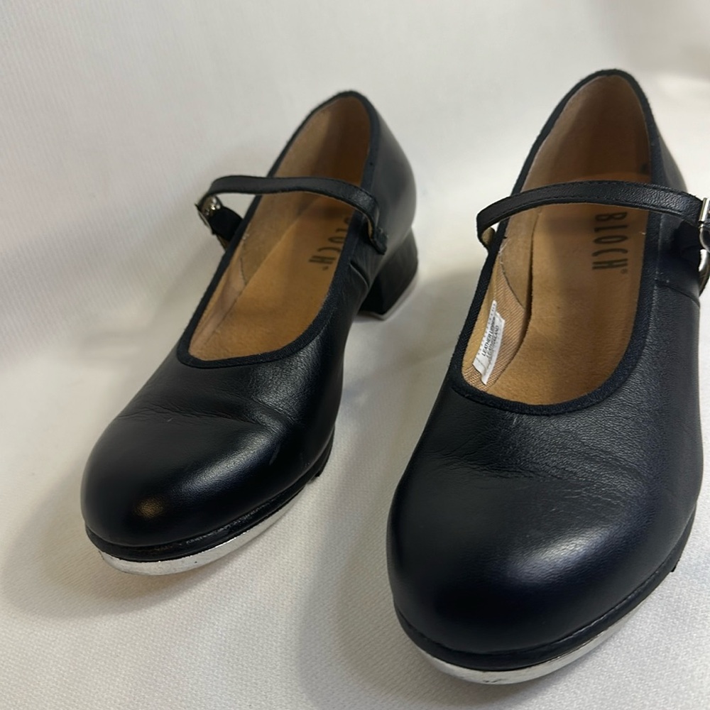 Bloch Girl's Tap Shoes, Size 7 1/2, Black